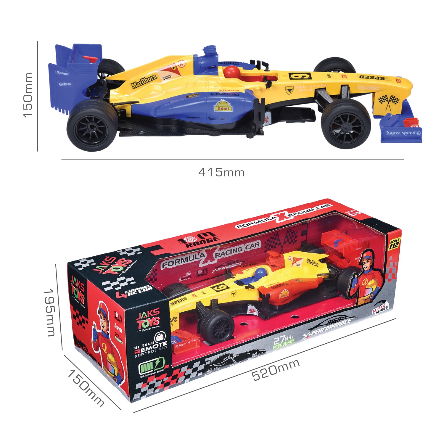 Formula X Racing Car – Jaks Toys